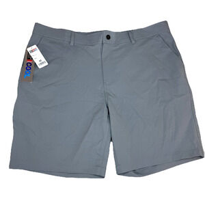 NWT 32 Degrees Cool Chino Shorts Men's Sz 42 Gray Performance Stretch NEW